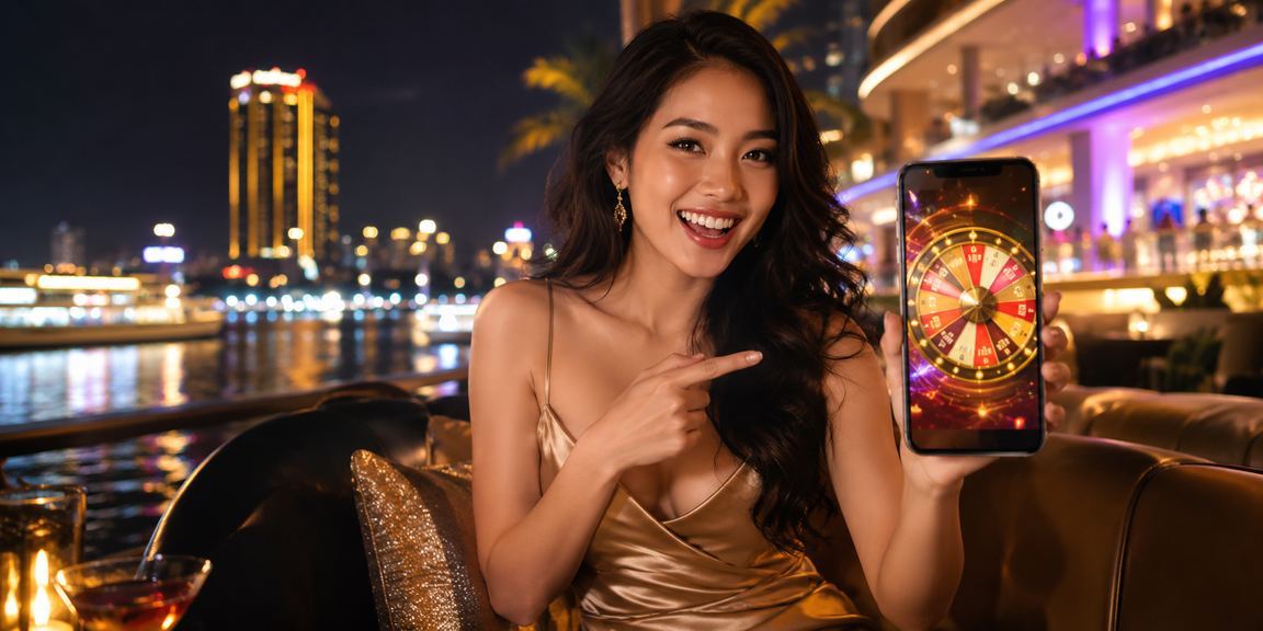 Người chơi roulette tại miền sông Mekong